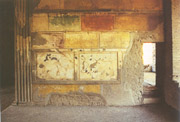 First style painting from the House of Sallust in Pompeii