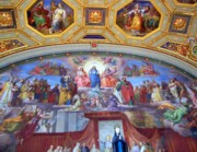 Artwork in the Sistine Chapel