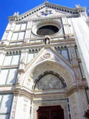 The beautiful Basilica of the Holy Cross