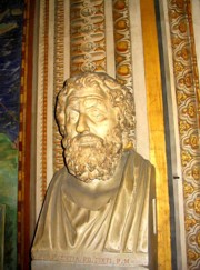 Bust in the Gallery of maps