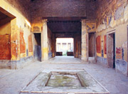 The atrium of the House of the Menander in Pompeii