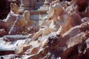 Detail of the Trevi Fountain