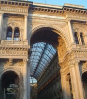 Entrance of the Galleria V. Emanuele II 