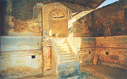 A nice example of a nymphaeum in Pompeii