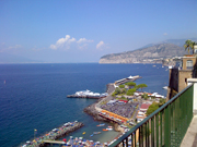 View of Sorrento coast