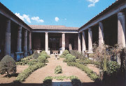 The garden of the Vetti's home in Pompeii