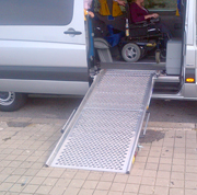 Minivan for wheelchair confined passengers