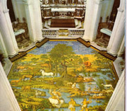 Majolica flooring of the Church of St. Michael at Anacapri 