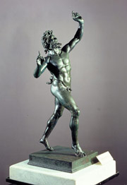 Bronze statue of the Faun