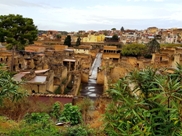 View from the above of the Herculaneum ruins