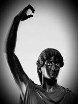 Statue of dancer from the peristyle of Villa of the Papyri</b>