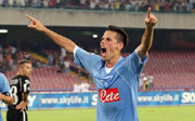 Hamsik after a goal