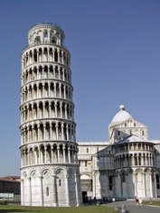 The famous Leaning Tower of Pisa