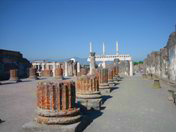 A particular of Pompeii ruins