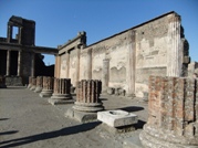 The building known as Basilica in the Pompeii ruins