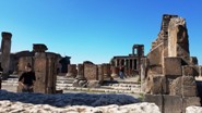The Basilica at Pompeii, it is the oldest known basilica of the Roman world