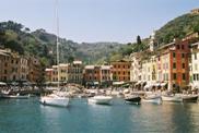 Another view of the small Portofino harbour