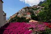 View of the beautiful Positano