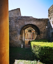 Household shrine in the House of the Prince of Naples in Pompeii