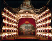 Inside of San Carlo Theatre of Naples 
