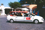 Typical taxi of the island of Capri