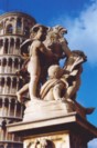 The leaning tower of Pisa