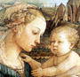 Madonna with child and two angels