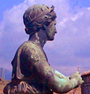 Statue representing Apollo in Pompeii