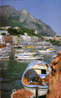 Marina Grande, the port of Capri island